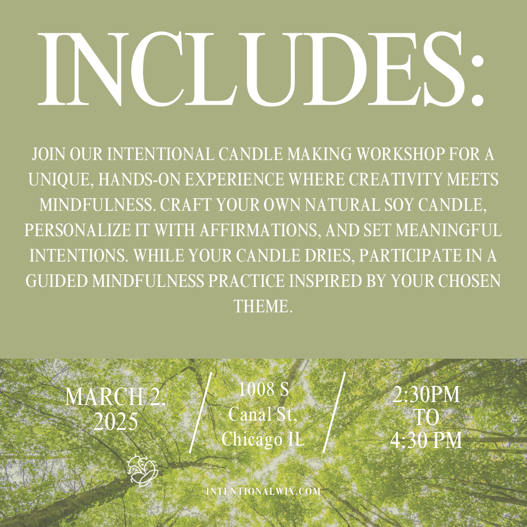 Intentional Candle Making Workshop 3/2/2025