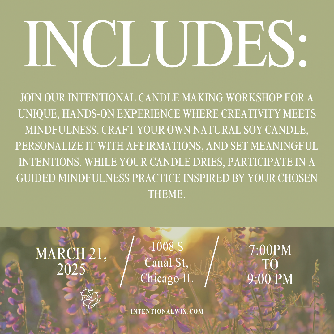 Intentional Candle Making Workshop 3/21/2025